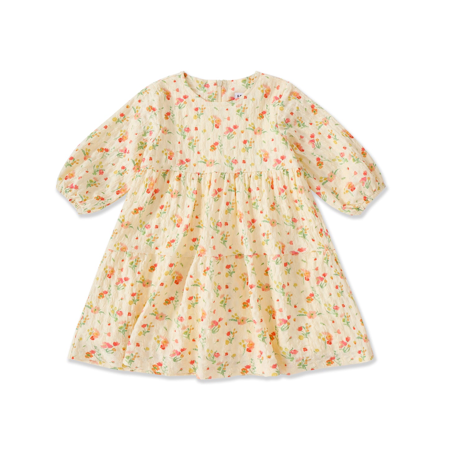 Dainty Print Collection Tiered Dress 135