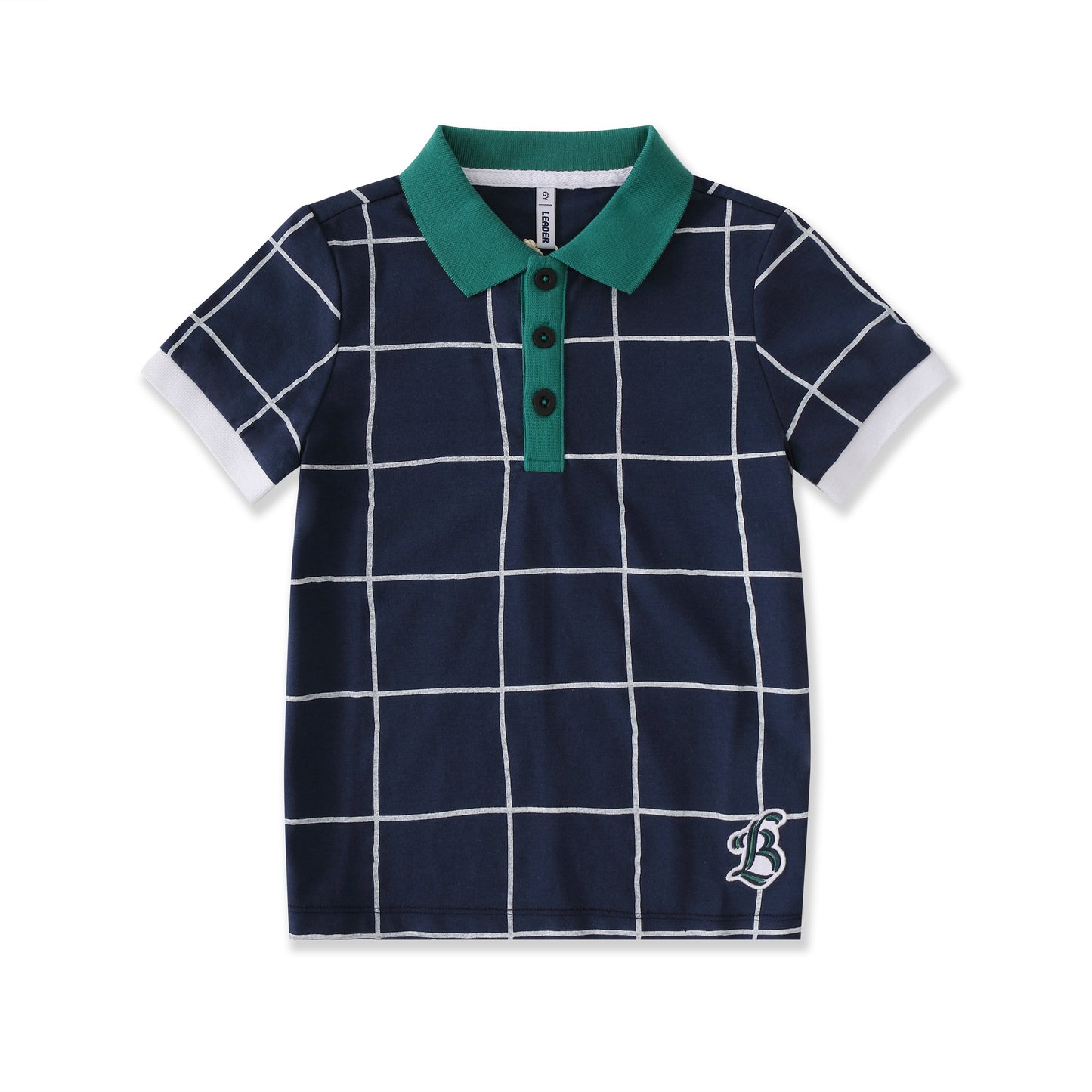 Checkered Short sleeve Polo 167