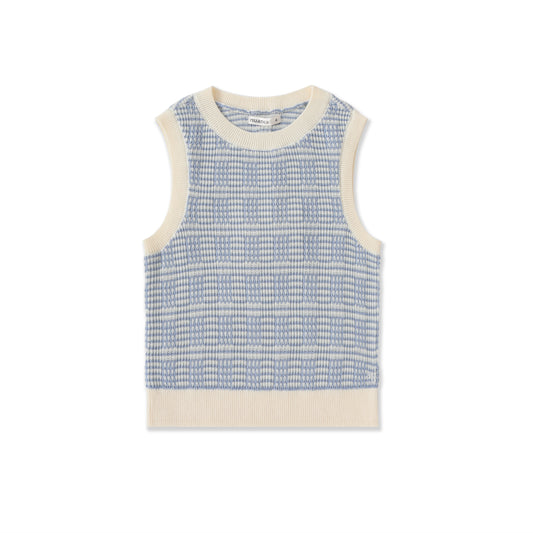 Vintage Garden Fine Knit Vest 297