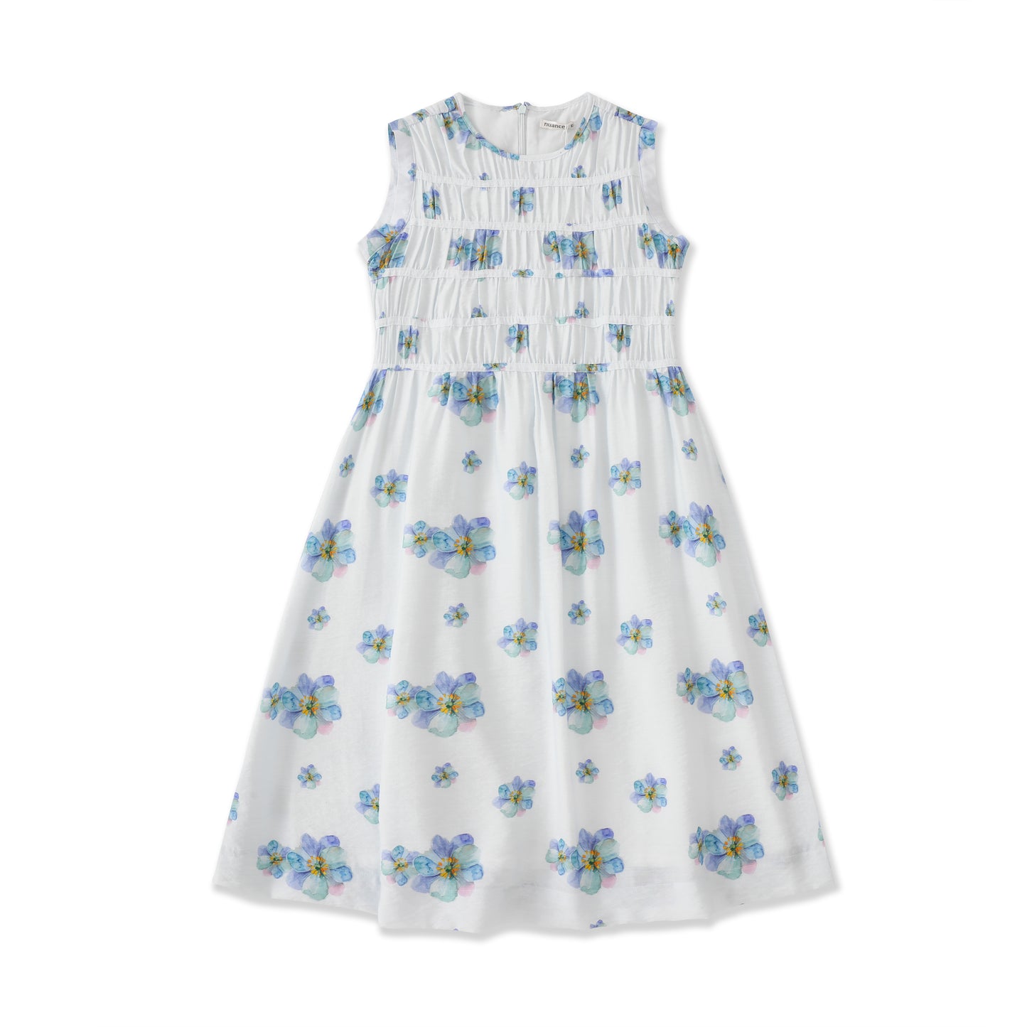 Vintage Garden Sleeveless Dress 301