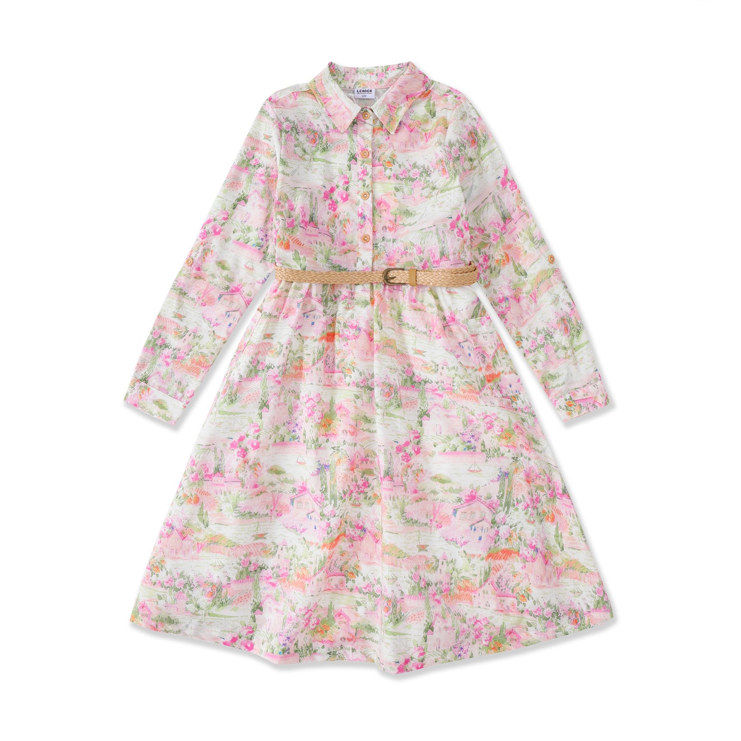 Bold print dress 312