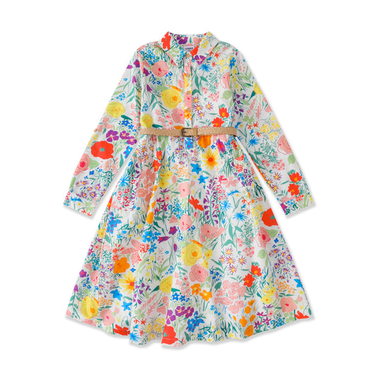 Bold print dress 312