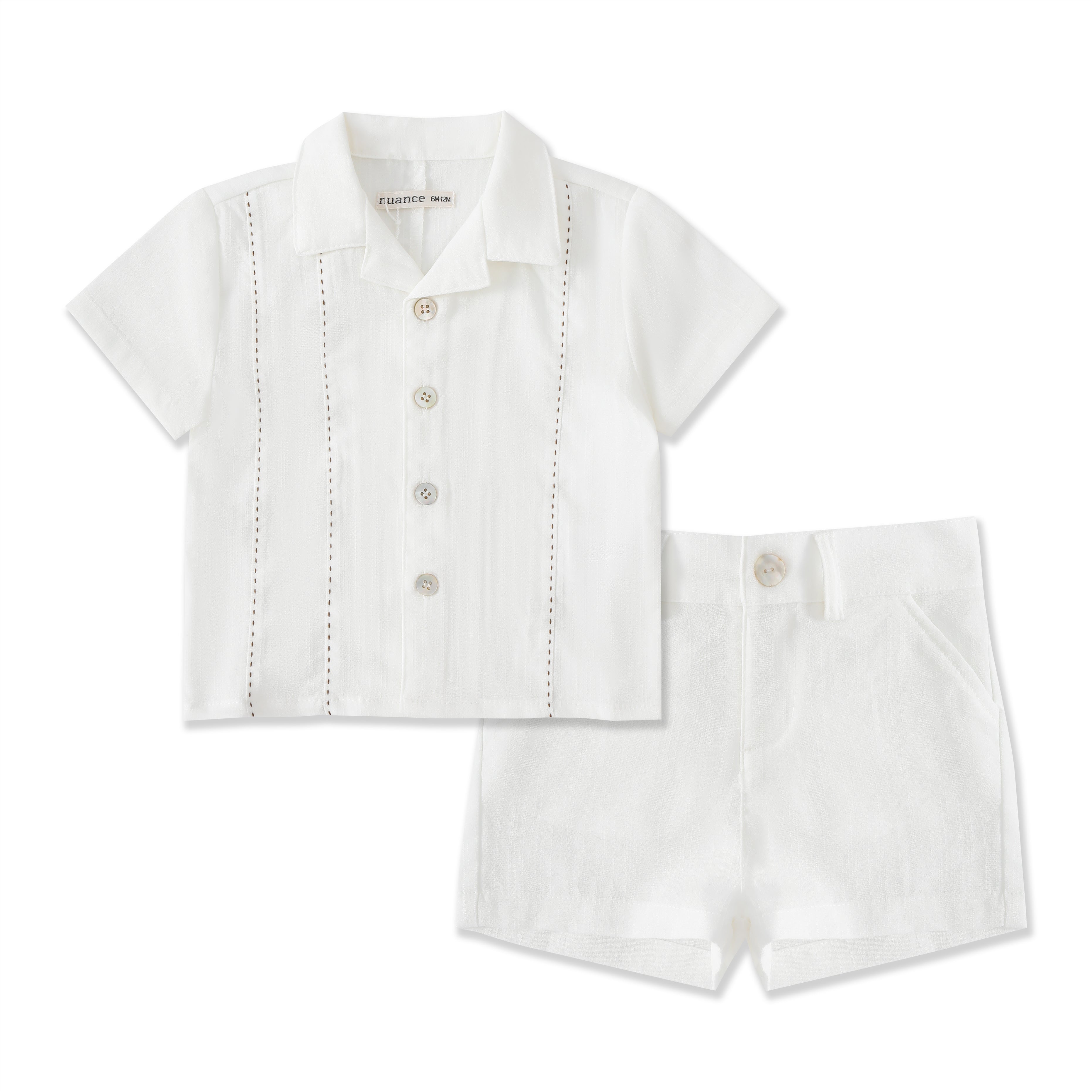 Meadow Moments Linen Shirt & Short Set 565