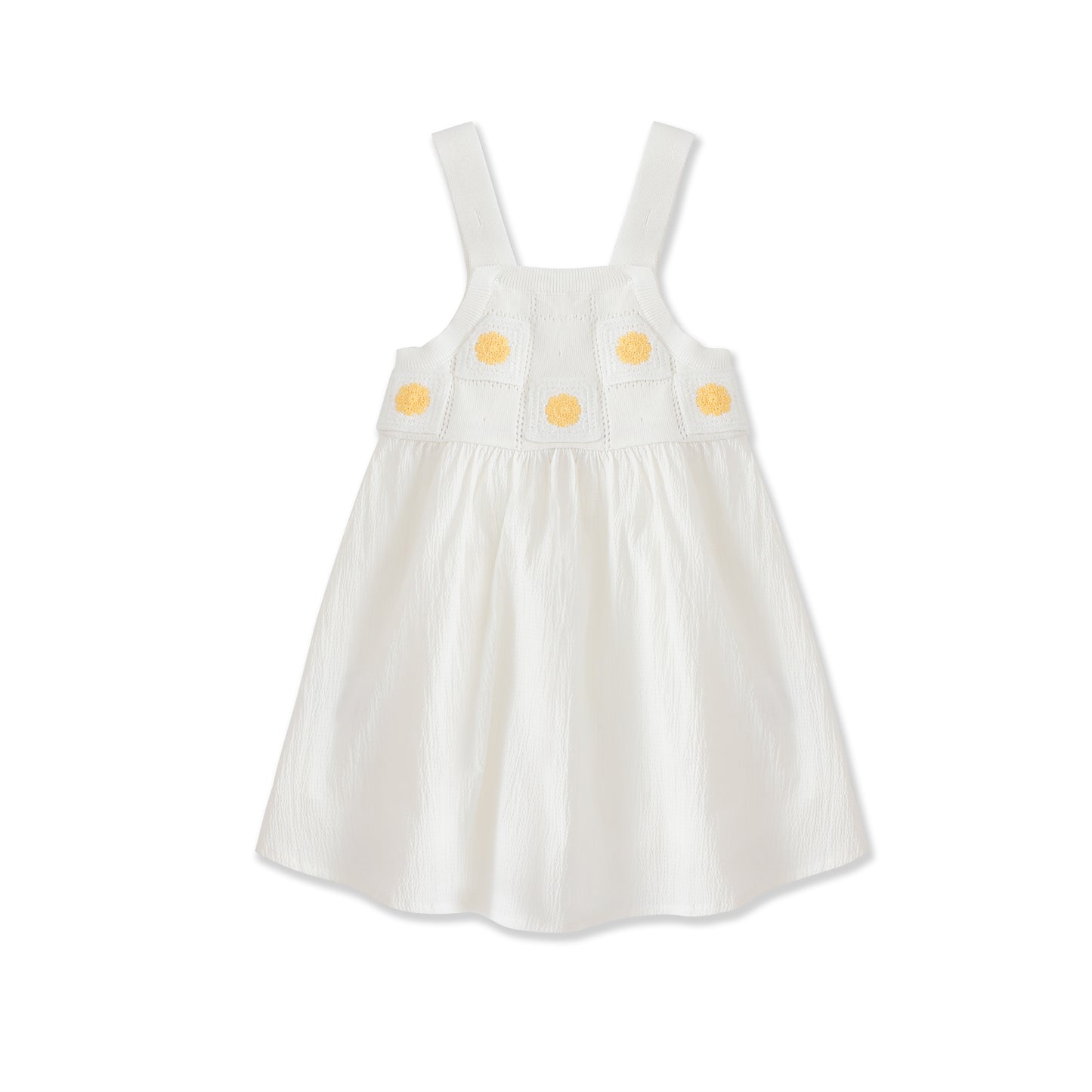 Embroidered Collection Daisy Strap Dress 569