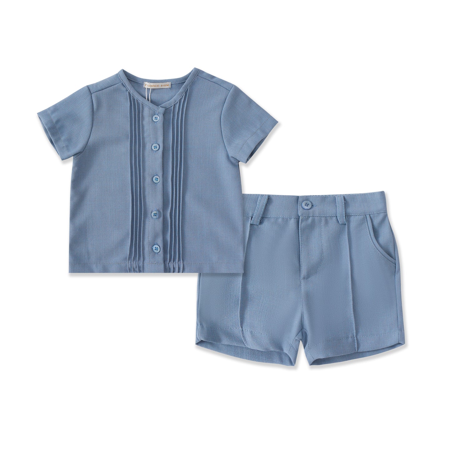 Pintuck Shirt & Short Set 579