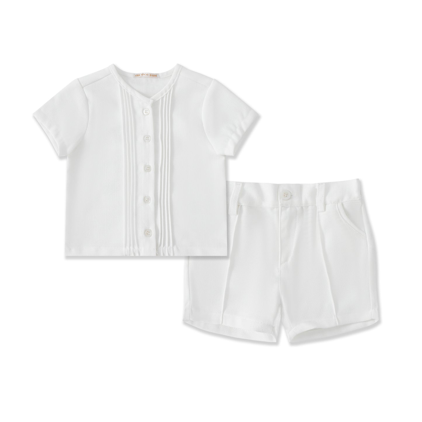 Pintuck Shirt & Short Set 579