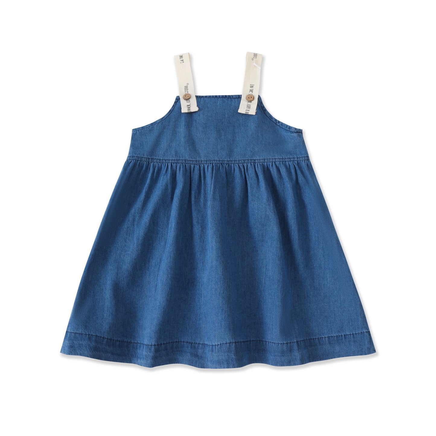 Chambray Days Strap Denim Dress 000