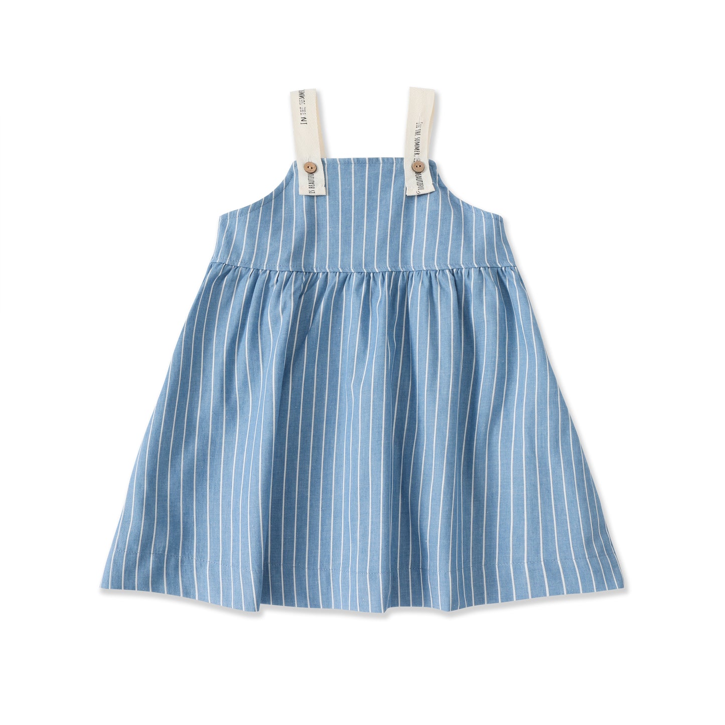 Chambray Days Strap Denim Dress 000