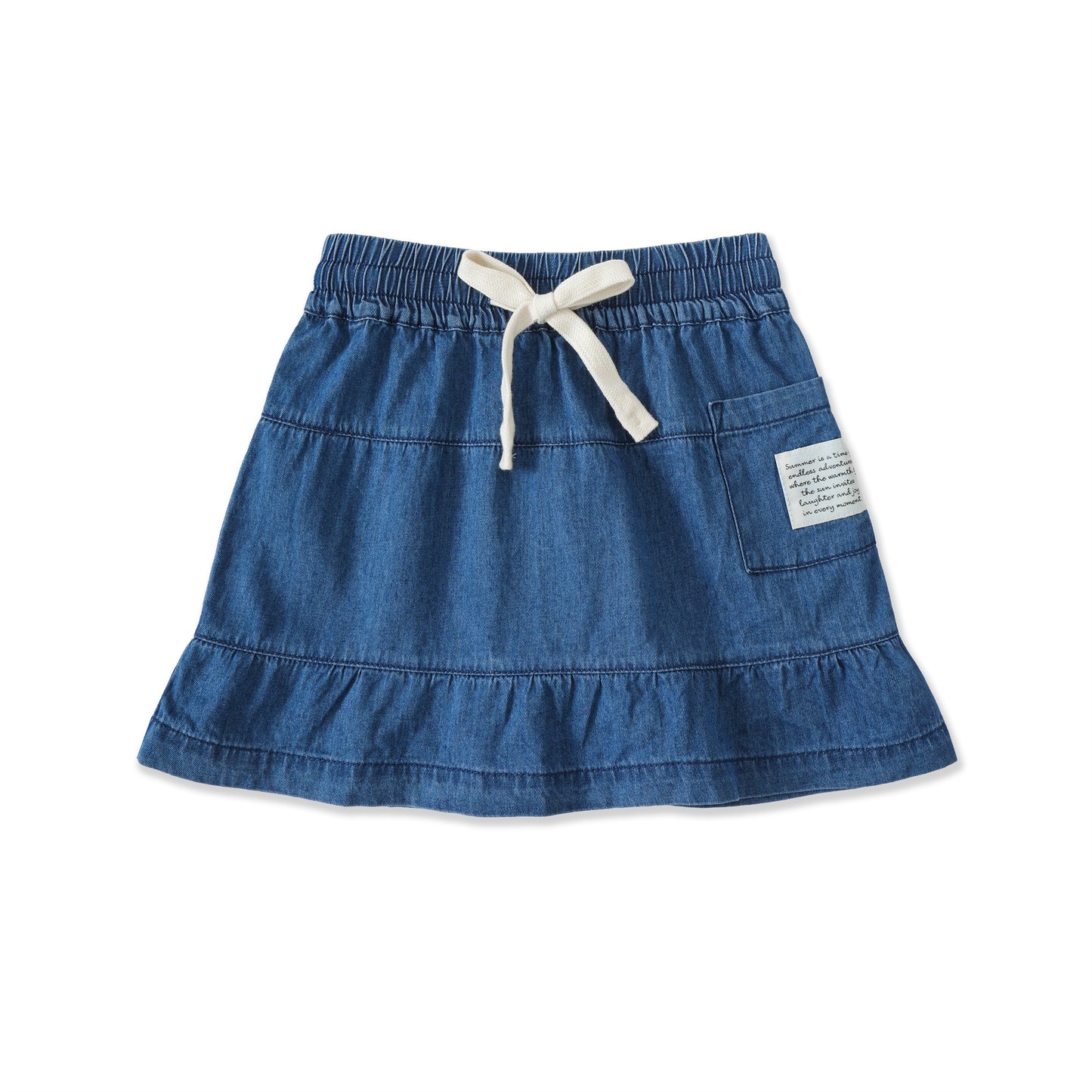 Chambray Days Tiered Skirt 001