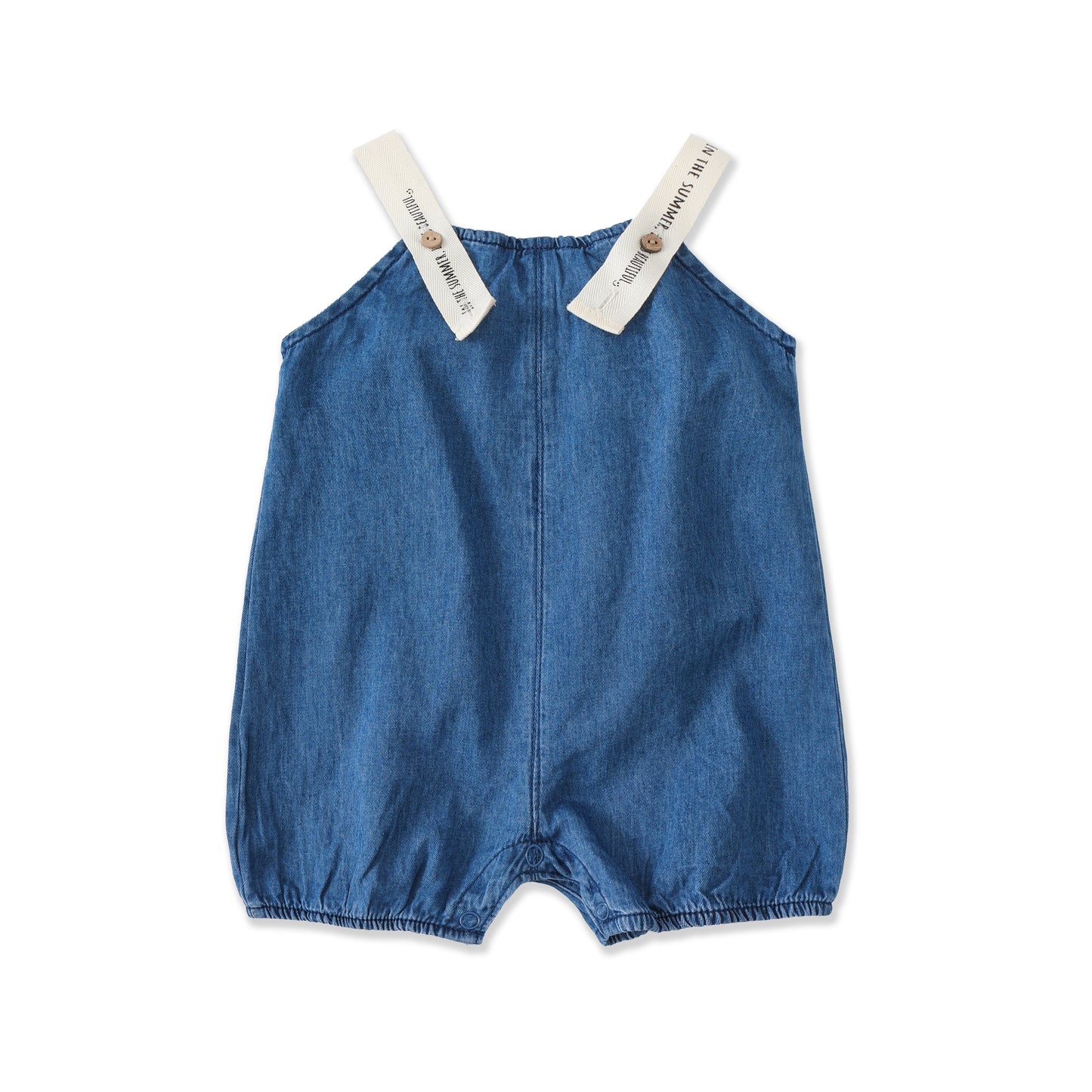 Chambray Days Strap Romper 007