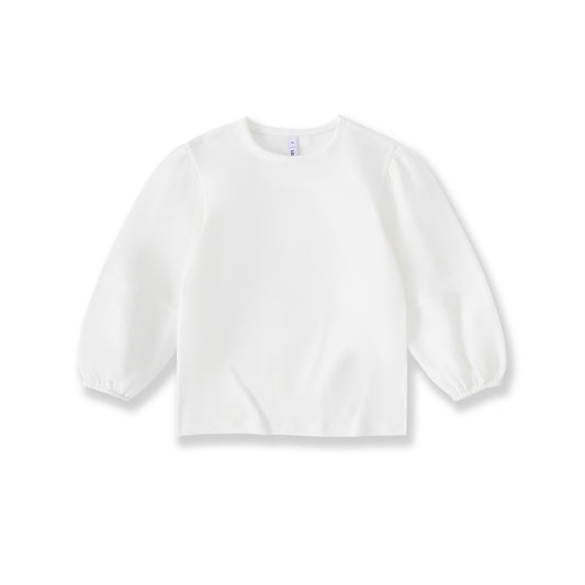 Chambray Days Puff Sleeve Top 008