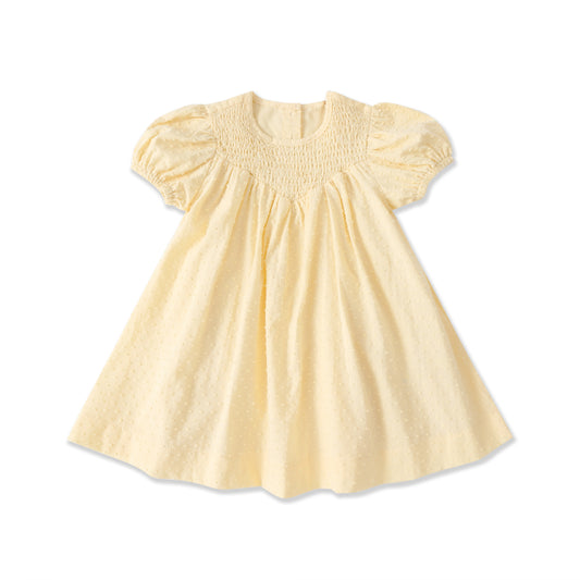 Dainty Dot Smocked Dress 031