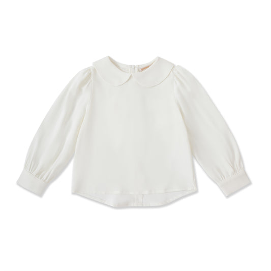 Heirloom Petal Collar Blouse 034