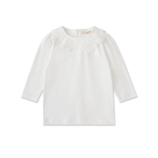 Heirloom Lace Collar Dress Top 039