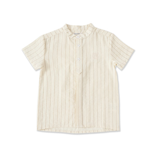 Tailored Stripe Button Shirt 049