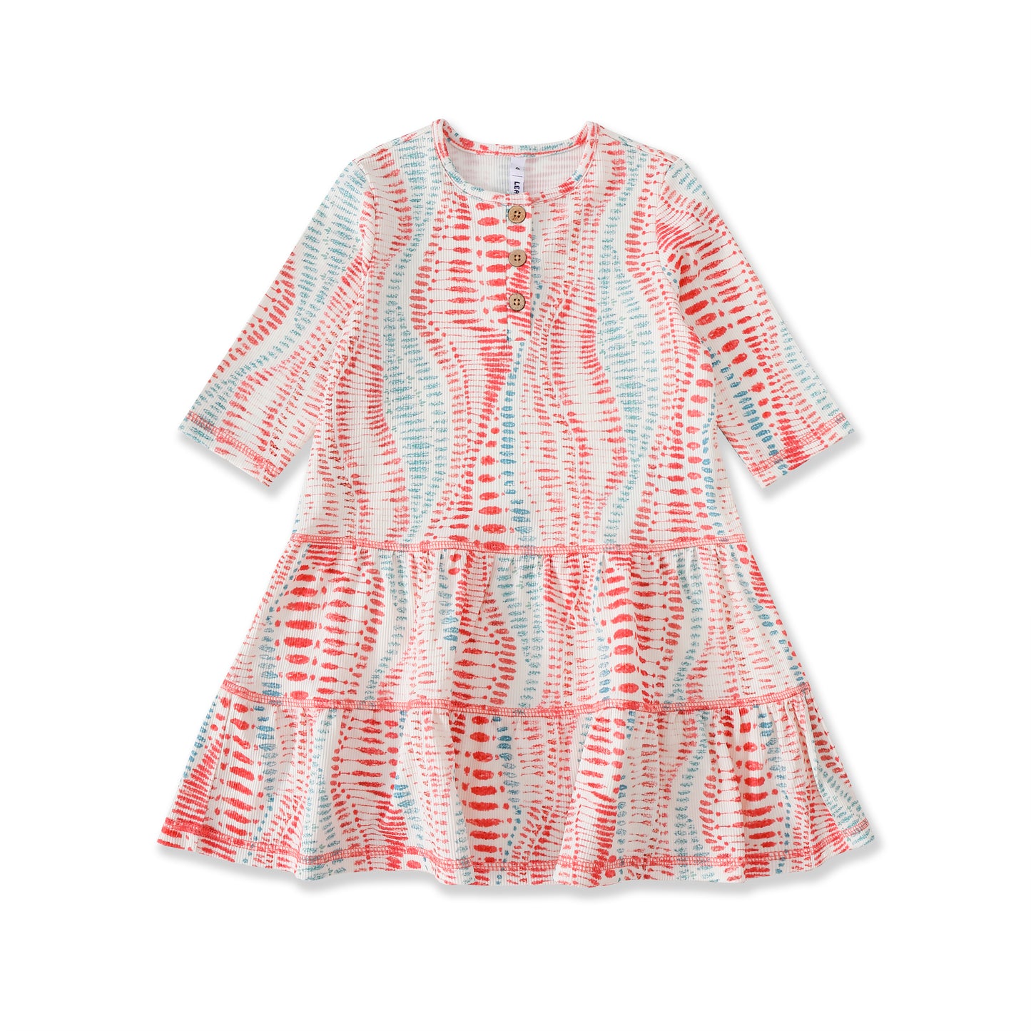 Abstract Print Dress 133