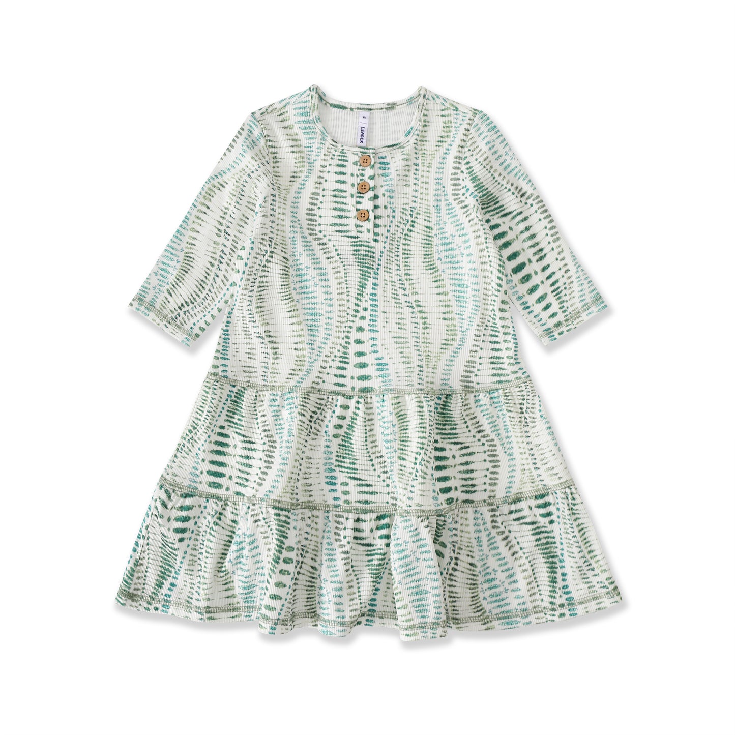 Abstract Print Dress 133