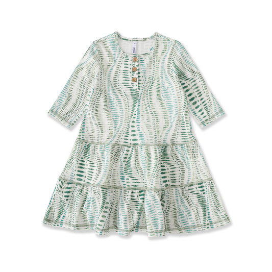 Abstract Print Dress 133