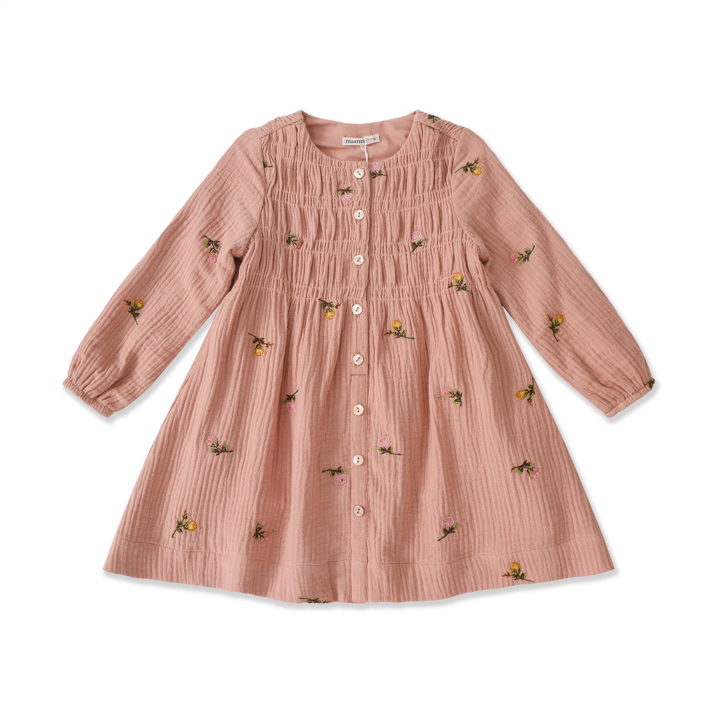 Garden Trellis Embroidered Dress 27031