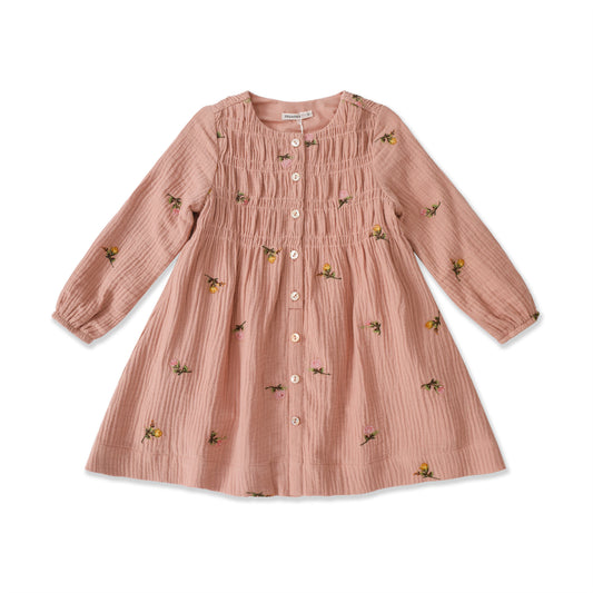 Garden Trellis Embroidered Dress 27031