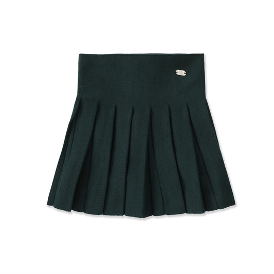 Pleated Knit Skirt 37018