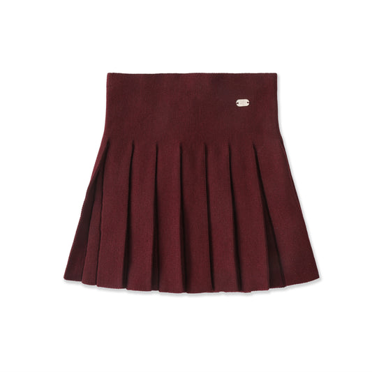 Pleated Knit Skirt 37018