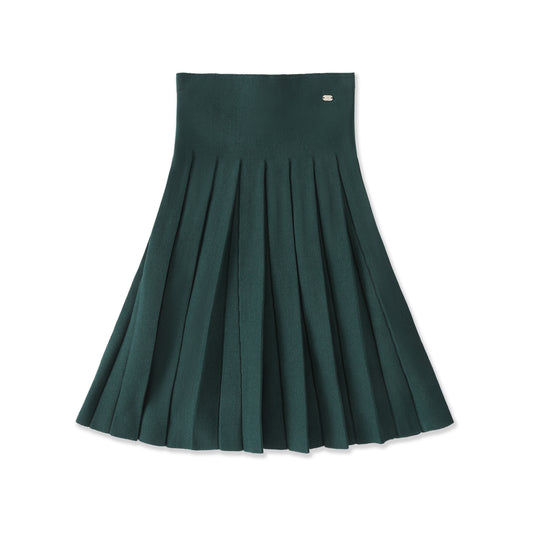 Pleated Knit Skirt 37021