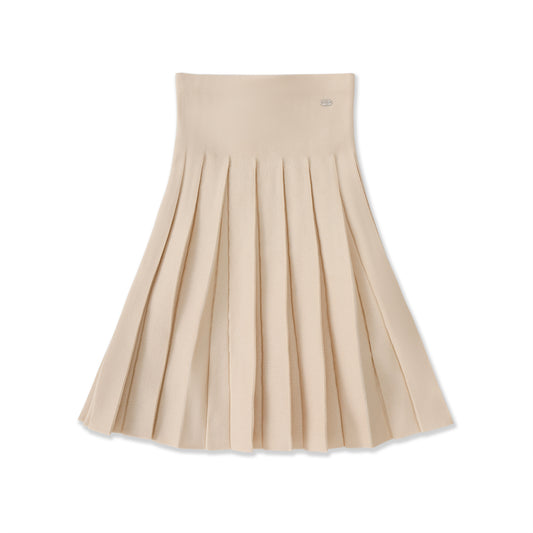 Pleated Knit Skirt 37021
