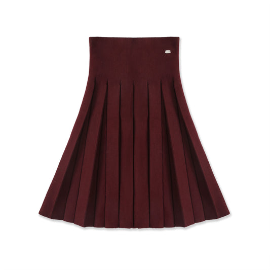 Pleated Knit Skirt 37021