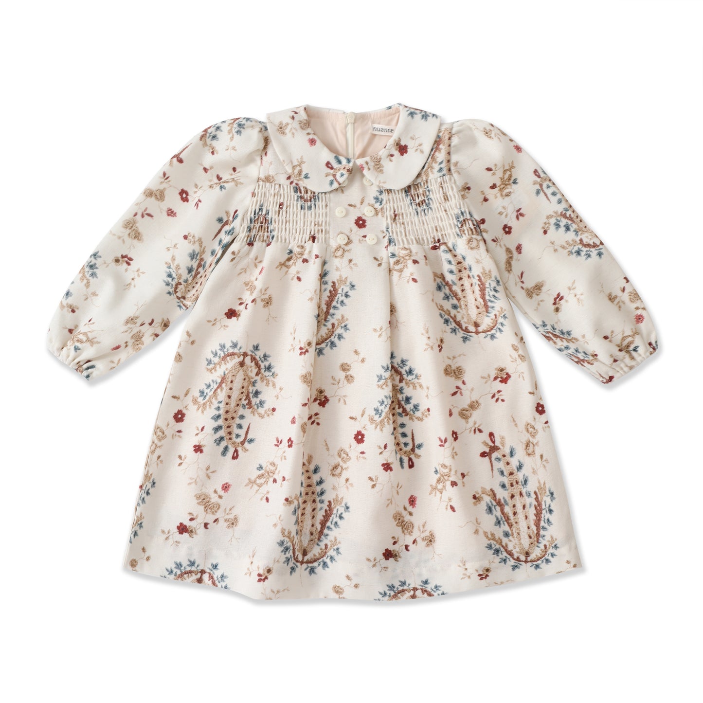 Autumn Meadow Embroidered dress 50595