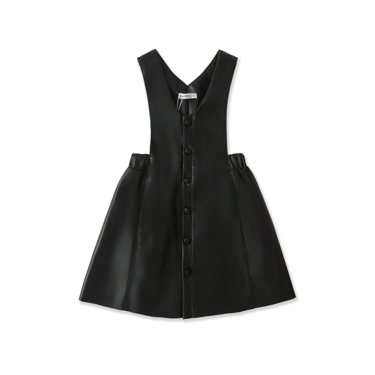 City Chic Collection Faux Leather Jumper 50612