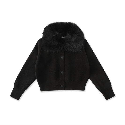 City Chic Collection Faux Fur Knit 50614