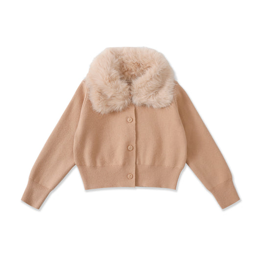 City Chic Collection Faux Fur Knit 50614
