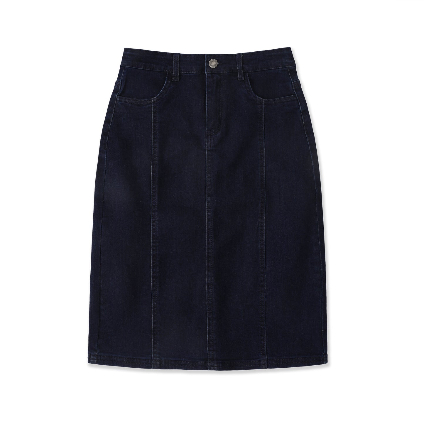 Denim Column Skirt 75043
