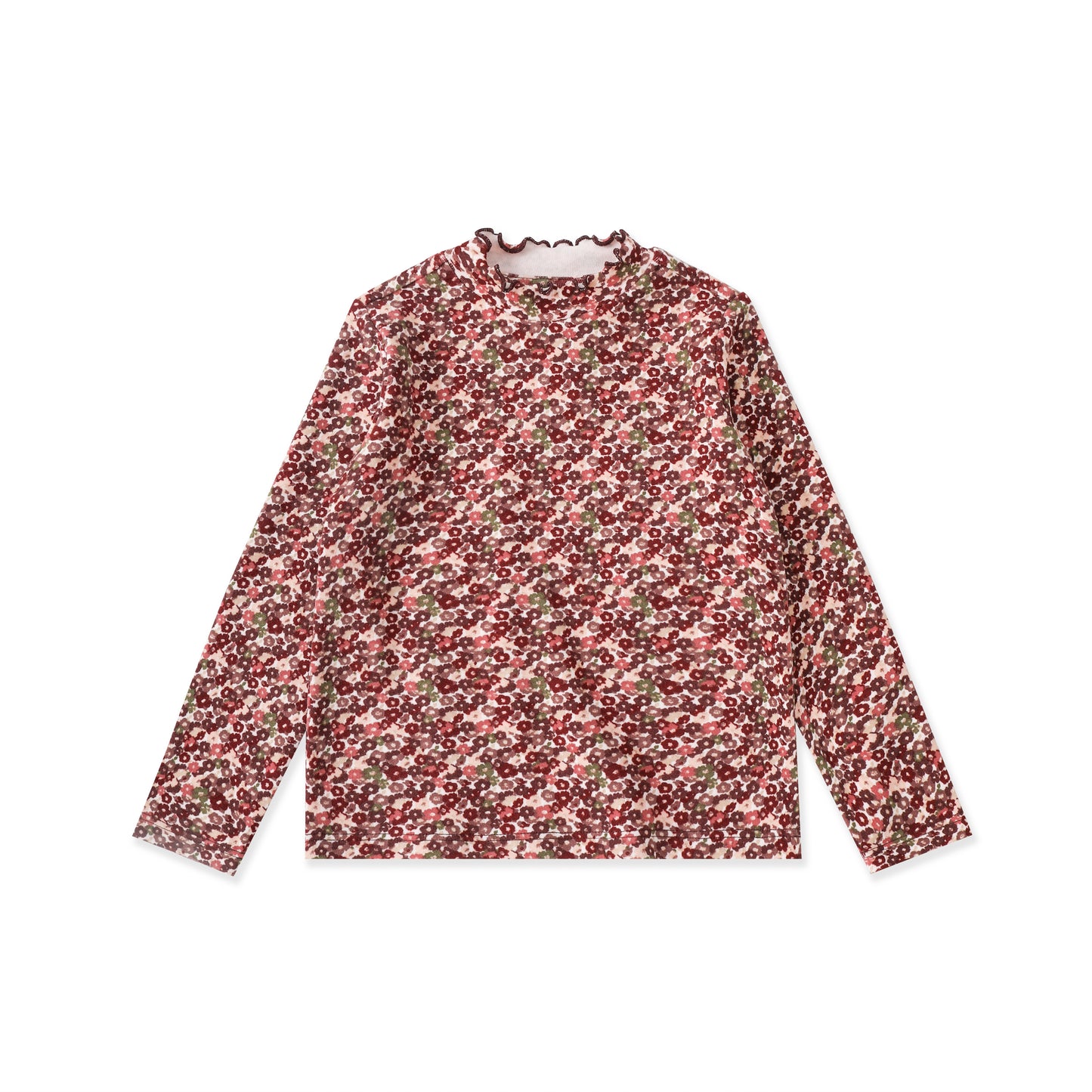 Floral & Plaid Top 87037