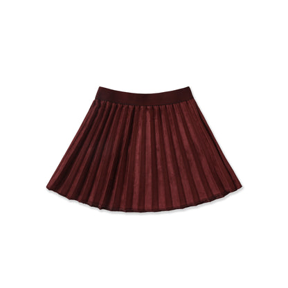 Corduroy Pleated Skirt 87039
