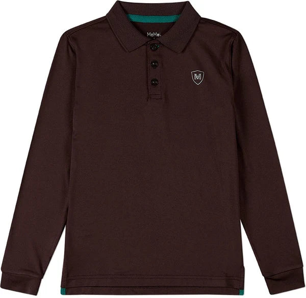 Boy's Long Sleeve Polo MeMoi