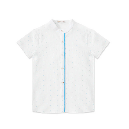 printed twill shirt 005