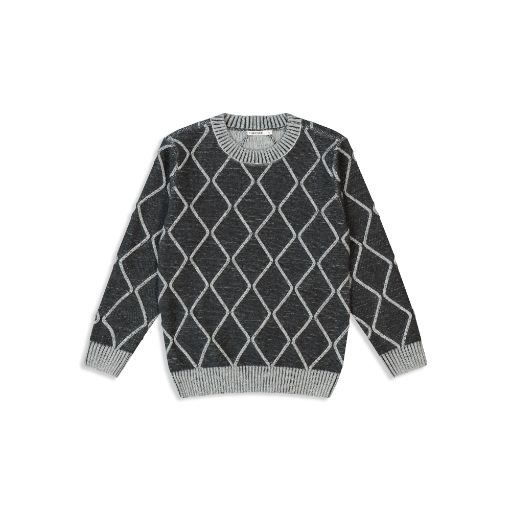 Diamond Jacquard Sweater 506