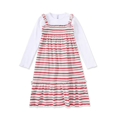 Ribbed striped Dress 096